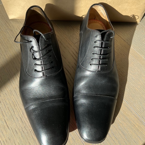 Christian Louboutin - Men's Greggo Lace-up shoes - Patinated calf leather - Picture 1 of 9